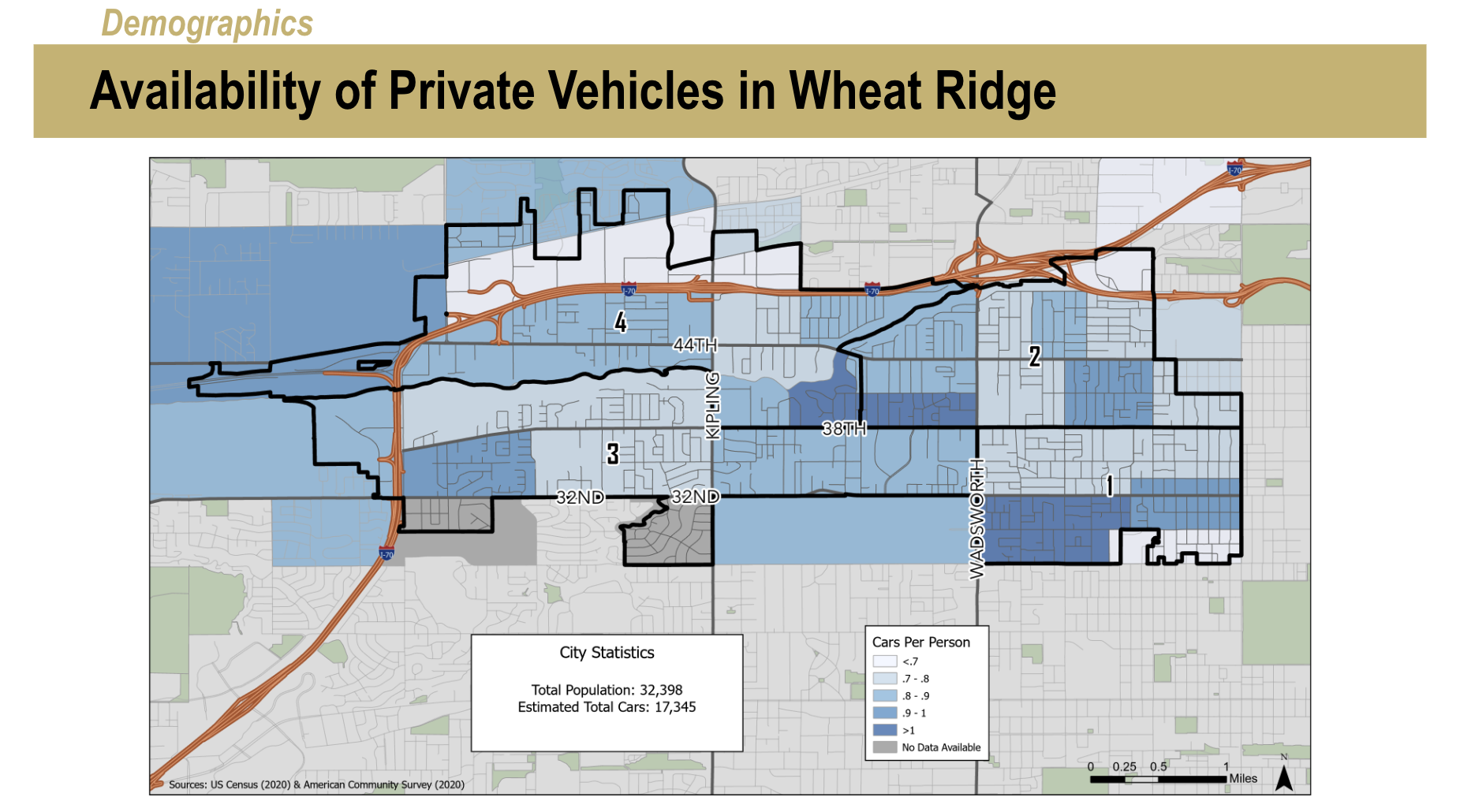 Wheat Ridge Infrastructure Map