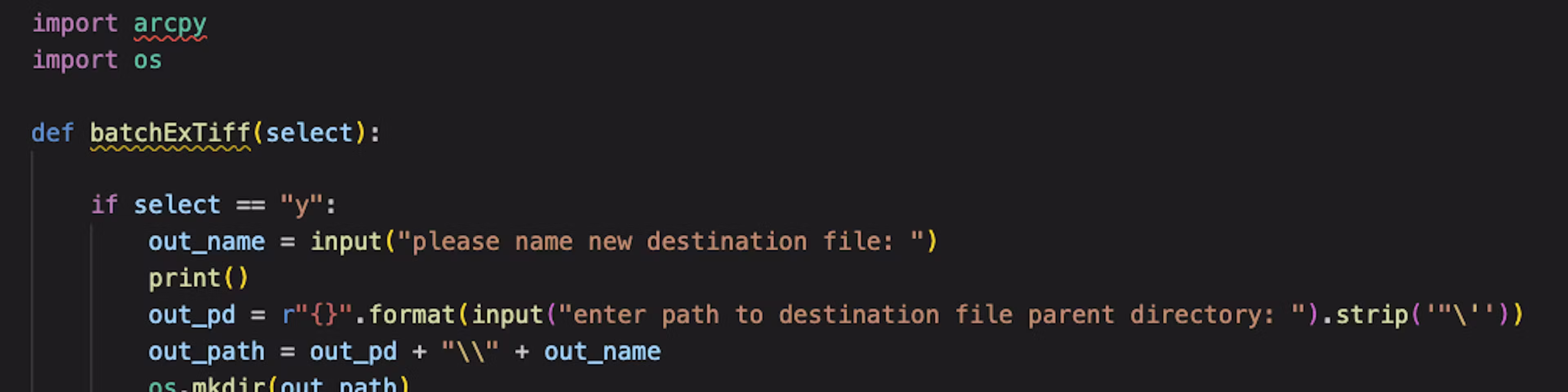 Bulk GeoTIFF Exporter